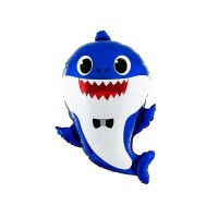 Акула тато синій 49х66см (baby shark Китай БФ) УП