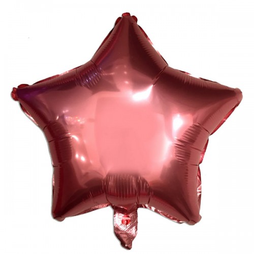 18" (45см) звезда персиковая (Китай) без УП 18" (45см) звезда персиковая (Китай) без УП