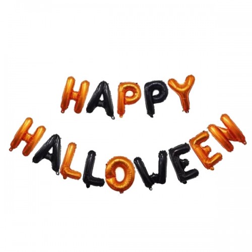 Фольговані букви HAPPY HALLOWEEN (висота літери 40см) Фольговані букви HAPPY HALLOWEEN (висота літери 40см)