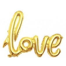 Куля "LOVE" золото 72см