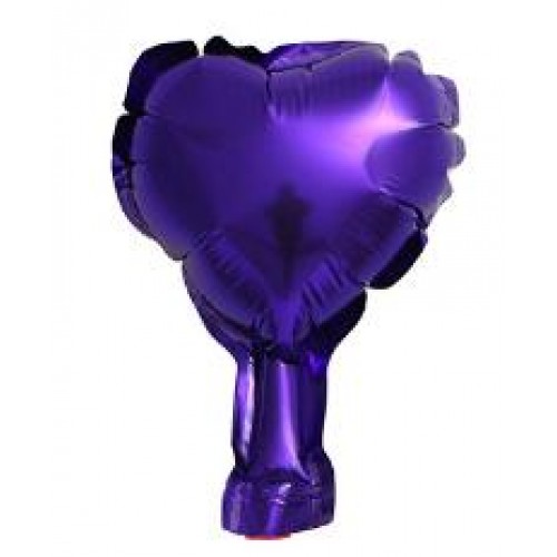 4" (10см) сердце фиолетовое (Китай) без УП 4" (10см) сердце фиолетовое (Китай) без УП