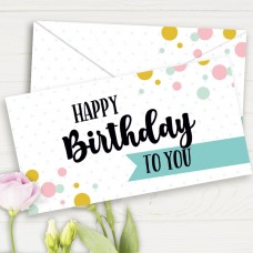 Конверт подарунковий HB to you (5шт)