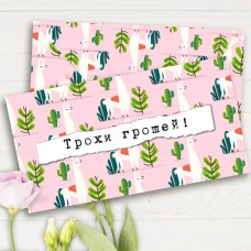 Конверт подарунковий Трохи грошей (5шт)