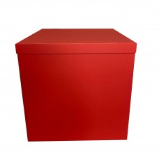 Коробка для куль + кришка червона 70х70х70 (1шт)