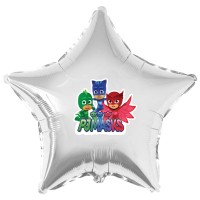Наклейка кольорова Герої в масках на кулю 18 "(45см)