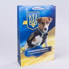 Пакет подарунковий 25*38*8 см Патрон