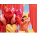Серце рожеве золото 75x64см (PartyDeco Польща) БФ УП Серце рожеве золото 75x64см (PartyDeco Польща) БФ УП