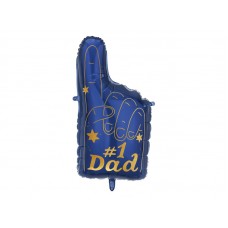 Папа #1 Dad 44x82см (PartyDeco Польша) БФ УП