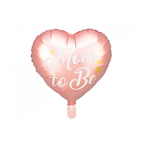 18" (45см) Серце Mom To be рожеве (PartyDeco Польща) УП 18" (45см) Серце Mom To be рожеве (PartyDeco Польща) УП