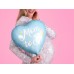 18" (45см) Серце Mom To be блакитне (PartyDeco Польща) УП 18" (45см) Серце Mom To be блакитне (PartyDeco Польща) УП