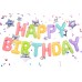 PartyDeco Happy Birthday літери мікс 395х35см УП
