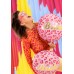 18" (45см) коло Bride рожевий леопард (PartyDeco Польща) УП