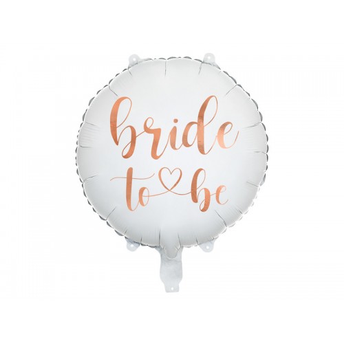 18" (45см) коло Bride to be білий (PartyDeco Польща) УП 18" (45см) коло Bride to be білий (PartyDeco Польща) УП