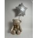 Медвежонок кремовый 75x84см (PartyDeco Польша) БФ УП