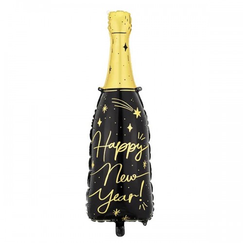 Пляшка Happy New Year, 39,5x98см (PartyDeco Польща) УП Пляшка Happy New Year, 39,5x98см (PartyDeco Польща) УП