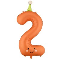 PartyDeco Цифра 2 з ковпачком (100см) УП