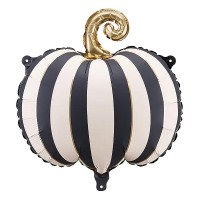 Смугастий гарбуз ч/б 39x38 см (PartyDeco, Польща) БФ УП