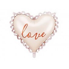 Серце Love рожеве 67х56,5см (PartyDeco Польща) БФ УП