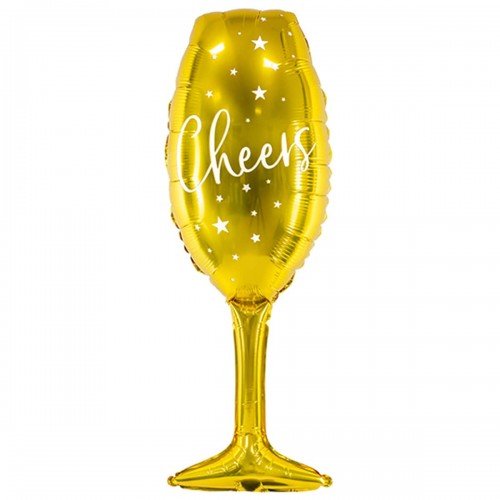 Келих Cheers золотий 28х80см (PartyDeco Польща) БФ УП Келих Cheers золотий 28х80см (PartyDeco Польща) БФ УП
