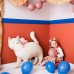 Кішечка біла 83х77см (PartyDeco Польща) БФ УП Кішечка біла 83х77см (PartyDeco Польща) БФ УП