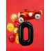PartyDeco Цифра 0 чорна (100см) УП