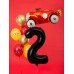 PartyDeco Цифра 2 чорна (100см) УП