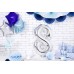 PartyDeco Цифра 8 срібло (100см) УП