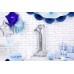 PartyDeco Цифра 1 срібло (100см) УП