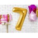 PartyDeco Цифра 7 золото (100см) УП PartyDeco Цифра 7 золото (100см) УП