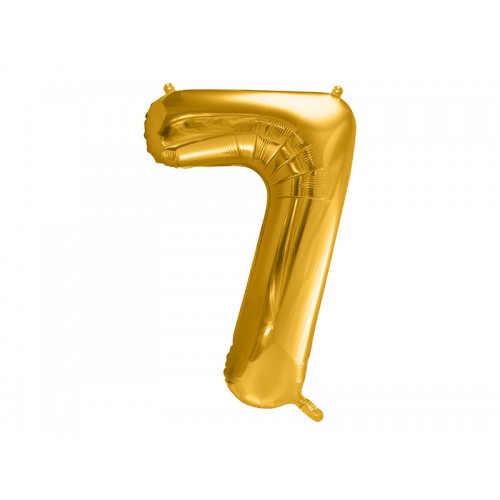 PartyDeco Цифра 7 золото (100см) УП PartyDeco Цифра 7 золото (100см) УП