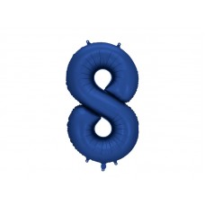PartyDeco Цифра 8 синя наві (100см) УП