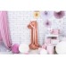 PartyDeco Цифра 1 розовое золото (100см) УП
