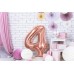 PartyDeco Цифра 4 розовое золото (100см) УП PartyDeco Цифра 4 розовое золото (100см) УП