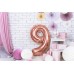 PartyDeco Цифра 9 рожеве золото (100см) УП PartyDeco Цифра 9 рожеве золото (100см) УП