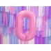 PartyDeco Цифра 0 розовая (100см) УП PartyDeco Цифра 0 розовая (100см) УП