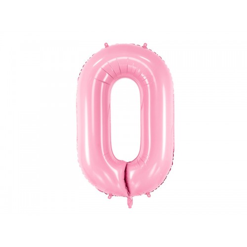 PartyDeco Цифра 0 розовая (100см) УП PartyDeco Цифра 0 розовая (100см) УП