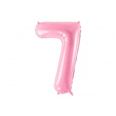 PartyDeco Цифра 7 рожева (100см) УП