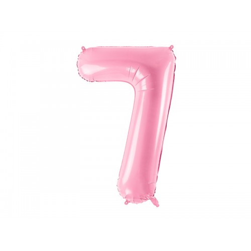 PartyDeco Цифра 7 рожева (100см) УП PartyDeco Цифра 7 рожева (100см) УП