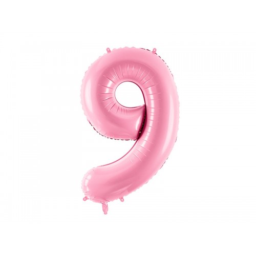 PartyDeco Цифра 9 рожева (100см) УП PartyDeco Цифра 9 рожева (100см) УП