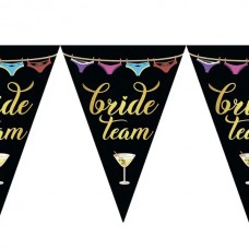 Гірлянда паперова Bride Team (труси) 2м