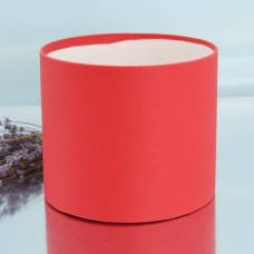 Капелюшна коробка 16смх14см ЧЕРВОНА