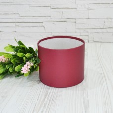 Капелюшна коробка 12смх10см БОРДО