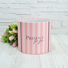 Капелюшна коробка 16смх14см PRESENT FOR YOU