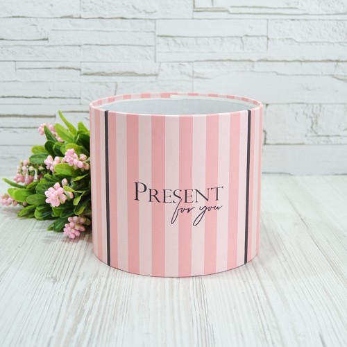 Капелюшна коробка 16смх14см PRESENT FOR YOU Капелюшна коробка 16смх14см PRESENT FOR YOU