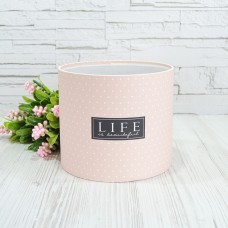 Капелюшна коробка 16смх14см LIFE IS BEAUTIFUL