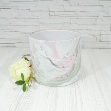 Капелюшна коробка 16смх14см МАРМУР