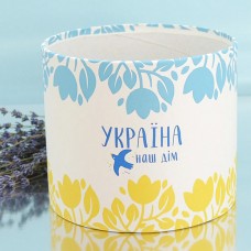 Капелюшна коробка 16смх14см Україна наш дім