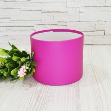 Капелюшна коробка 14смх12см ФУКСІЯ