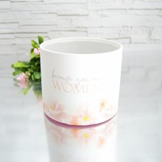 Капелюшна коробка 14смх12см BECAUSE YOU ARE WOMEN