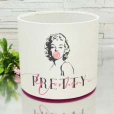 Капелюшна коробка 20смх18см PRETTY WOMEN